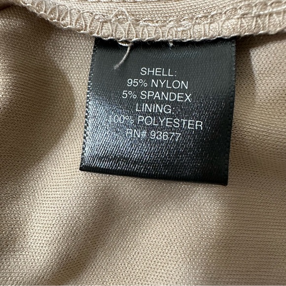 LIZ CLAIBORNE Women's Black Lace Overlay Shift Dress 3/4 Length Sleeves Size 6 - Picture 12 of 14